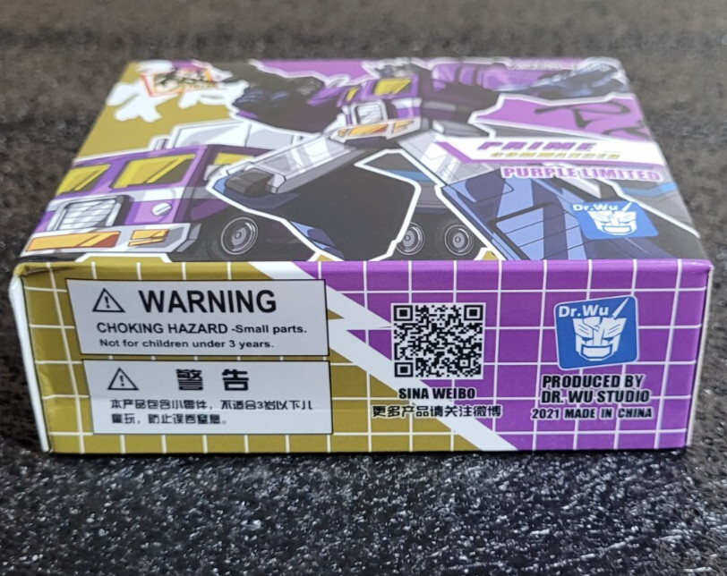 Dr Wu DW-E04P Prime Commander figure with trailer – purple version
