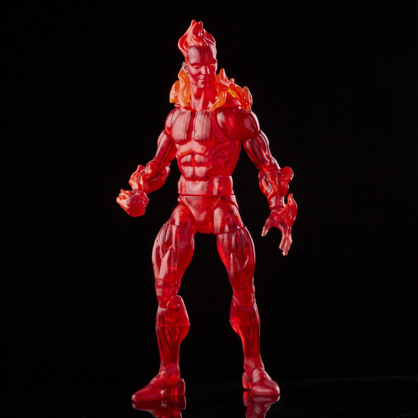 Marvel Legends Retro Fantastic Four: The Human Torch Action Figure, 6 Inch