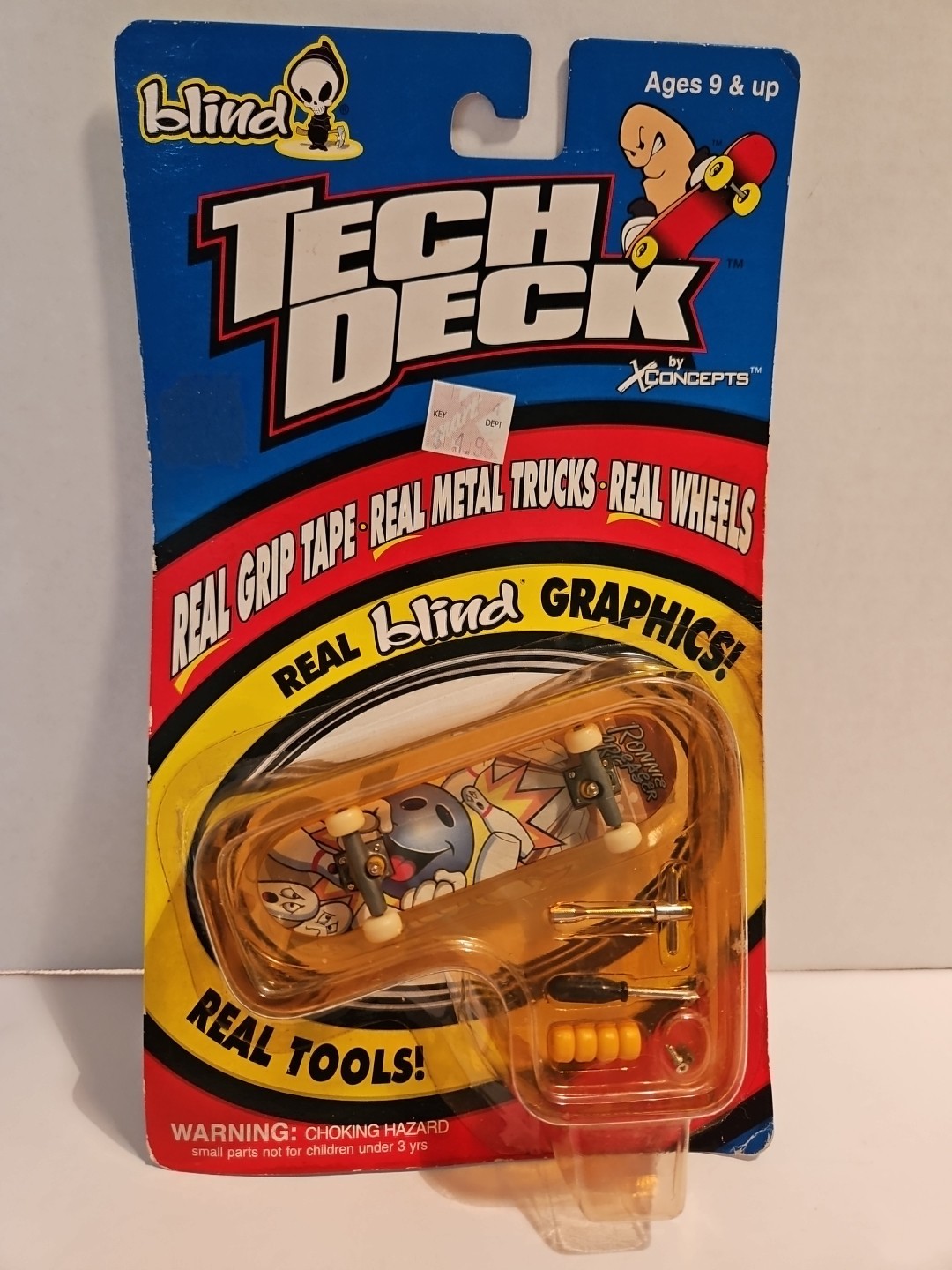 Tech Deck BLIND Series 3270 Ronnie Creager Bowling(1999 Gen 2) RARE