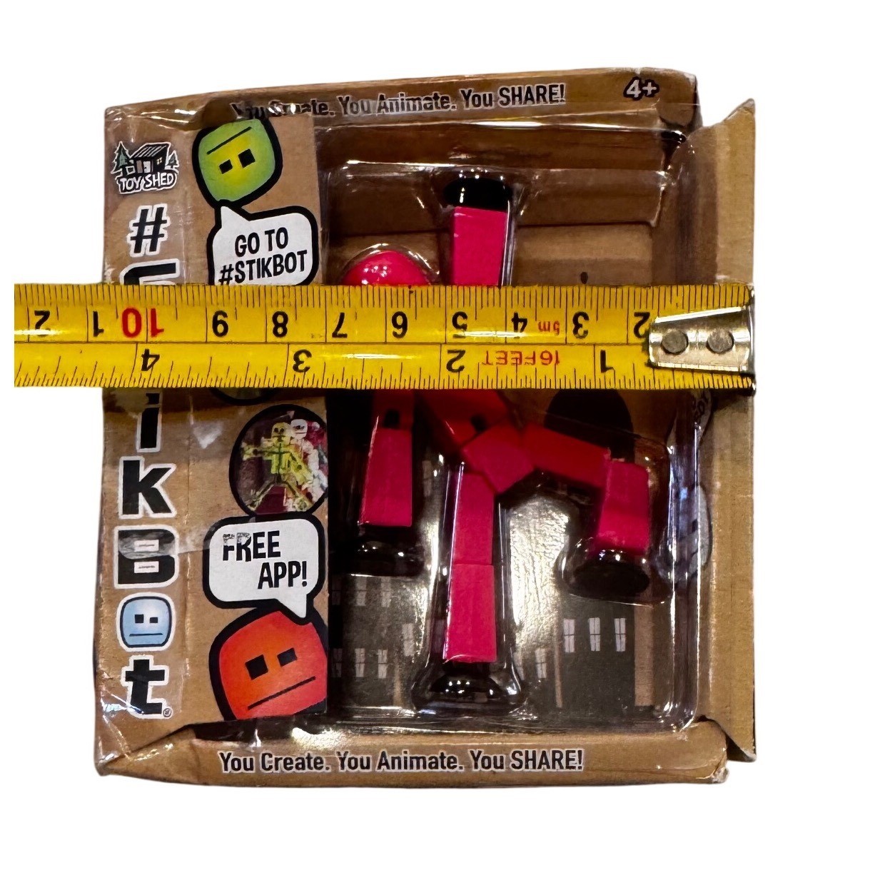Stikbot Pink Stop Motion Animation Action Figure Zing Toy Shed New Box Wear 2017