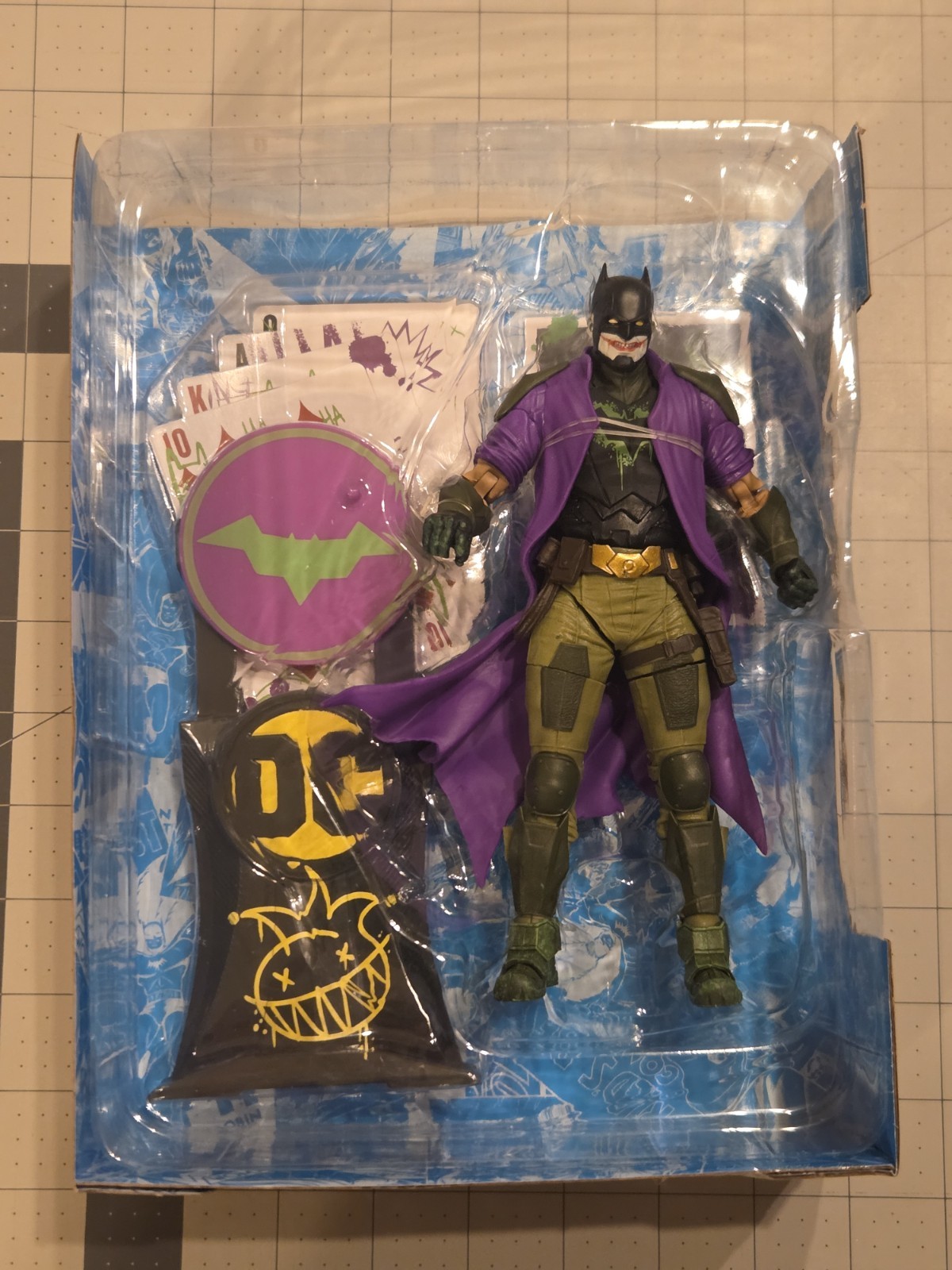 DC Mcfarlane Multiverse Batman Dark Detective Gold Label Jokerized Future State