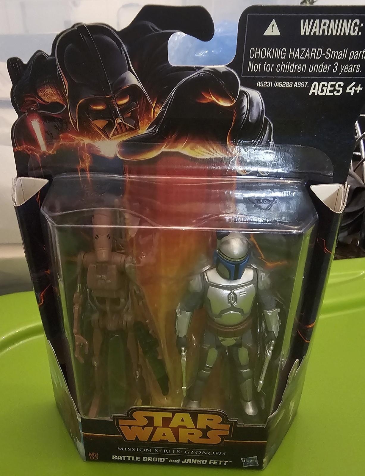 Star Wars Saga Mission Series 2013 Jango Fett Battle Droid MS03 Geonosis MOC