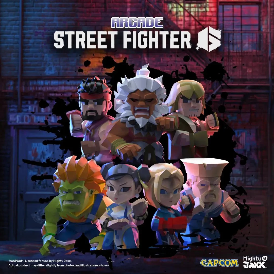Mighty Jaxx Arcade Capcom Street Fighter Blind Box Figure Akuma Secret 1/48 !!
