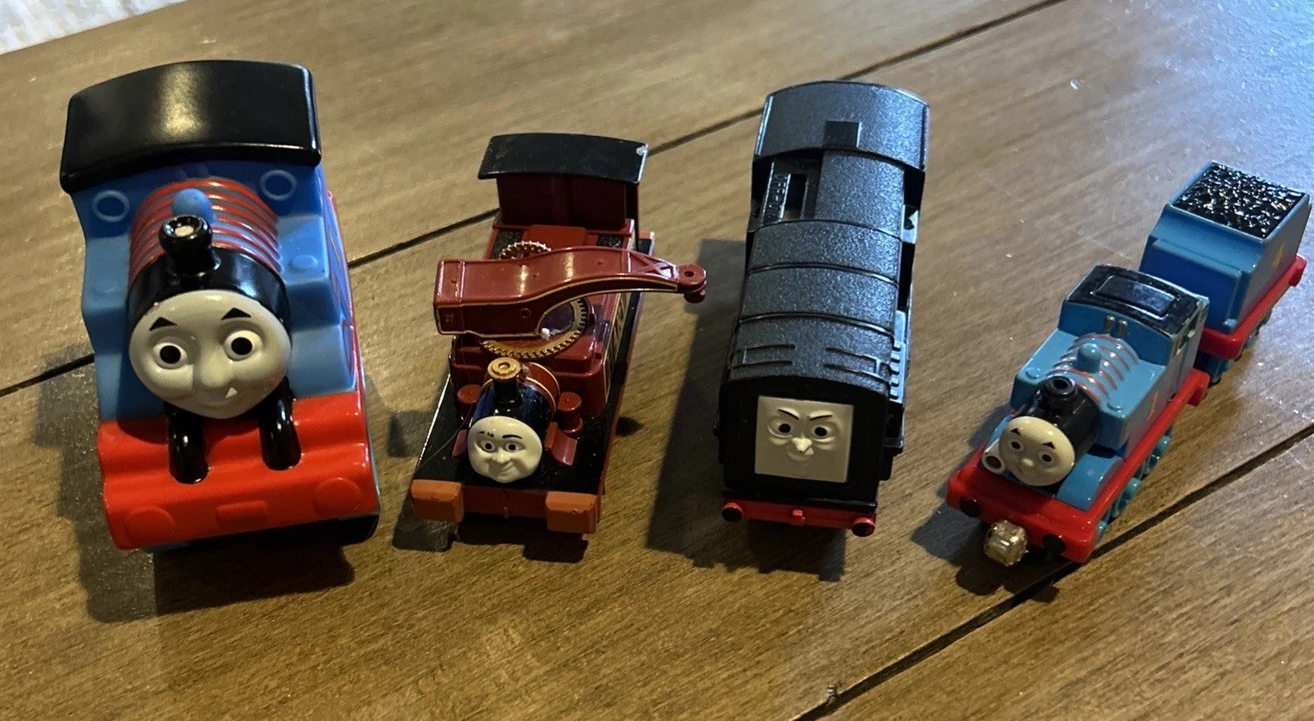 Thomas The Train Toys Lot Of 5 Trains Mixed Lot Of Different Types All Push Toys