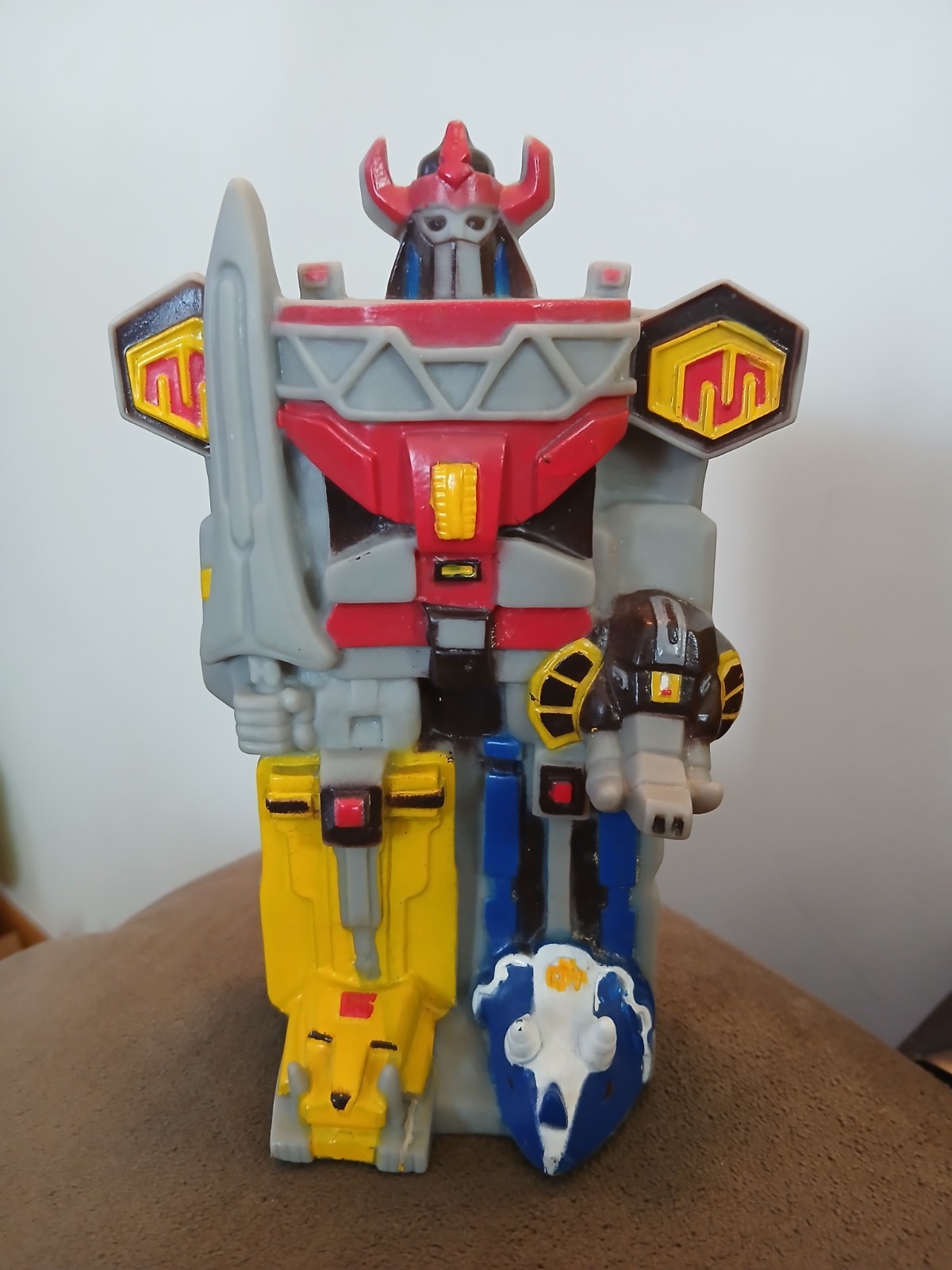 Megazord Coin Piggy Bank Power Rangers Janex 6.5 Inch Vinyl Mmpr