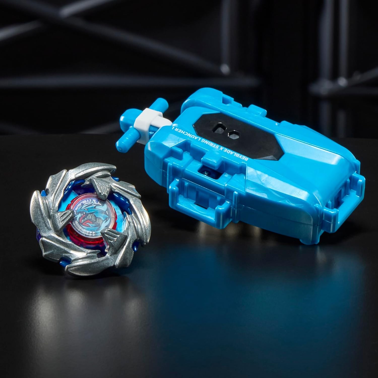 Beyblade X Cobalt Dragoon 2-60C Deluxe Left-Spin String Launcher & Attack Top