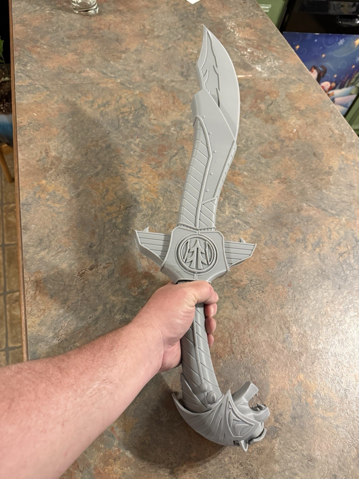 Mighty Morphing Power Rangers Saba sword 3D Print 24” Unpainted