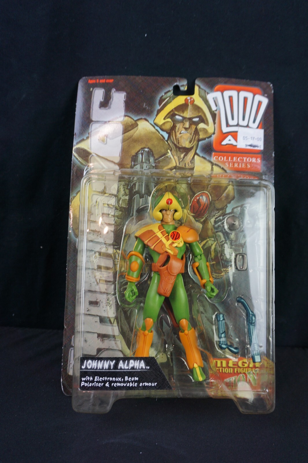JOHNNY ALPHA 2000 AD Collectors Series Action Figure 1999 Reaction STRONTIUM DOG