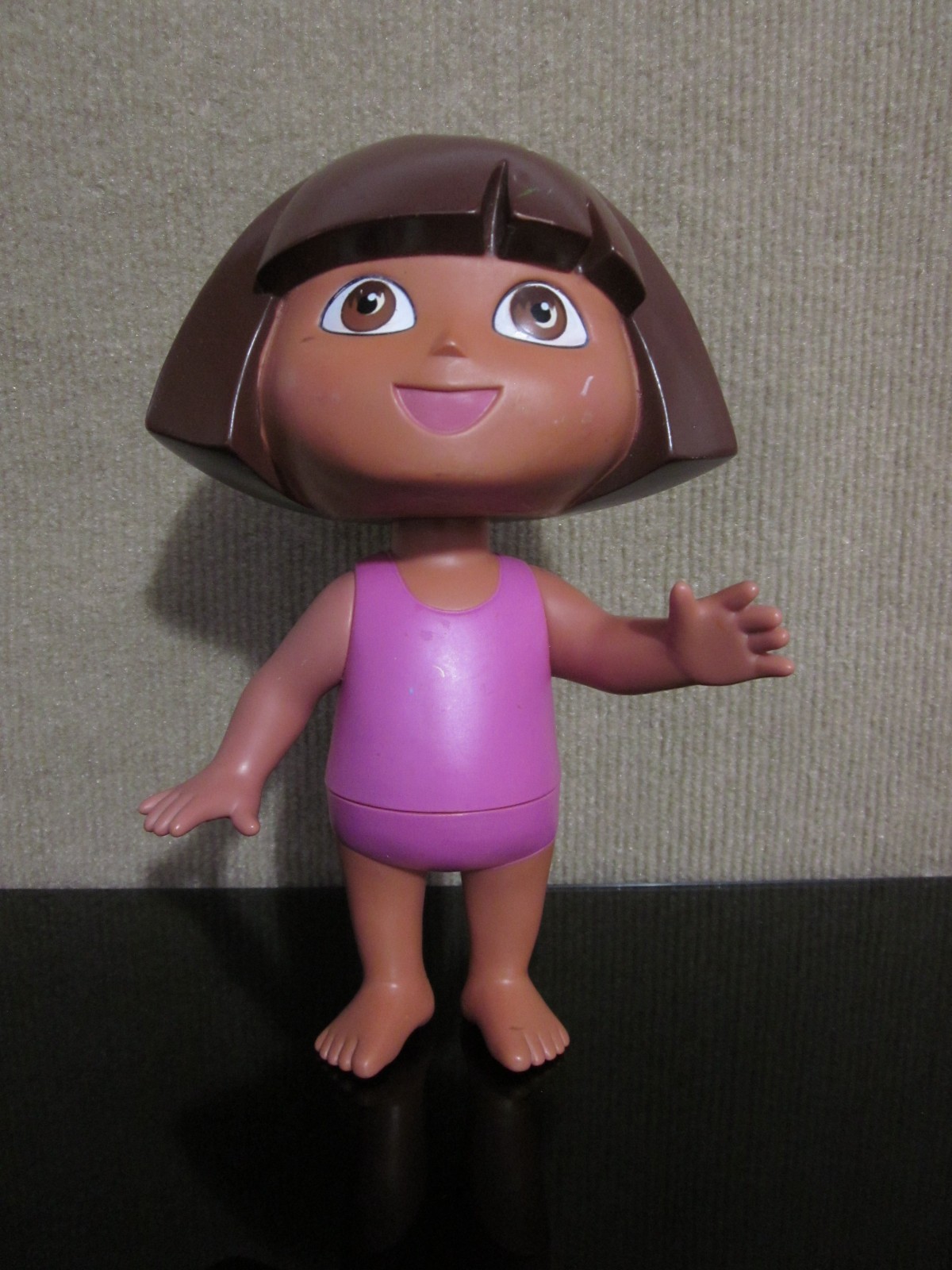 2002 Mattel Dora The Explorer Bath Time Splash Around Doll Hard Plastic 7.5&Prime;