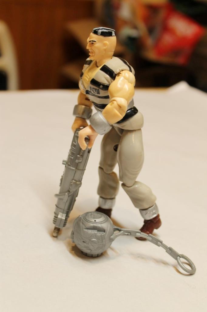 1988 Hasbro Cops &lsquo;n Crooks Rock Krusher Figure with Jack Hammer, Ball and Chain