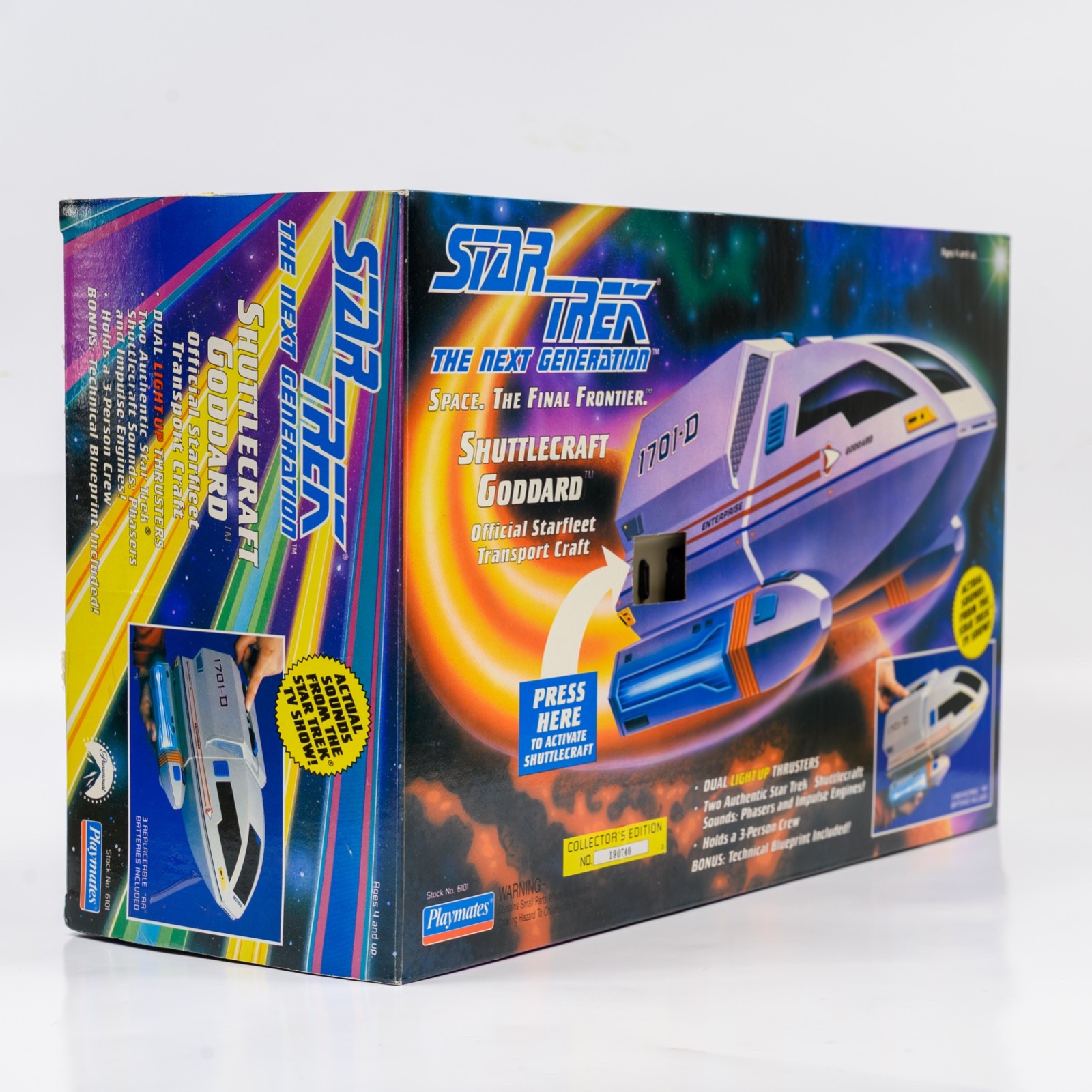 Star Trek The Next Generation Shuttlecraft Goddard 1992 Playmates No. 6101 NIB