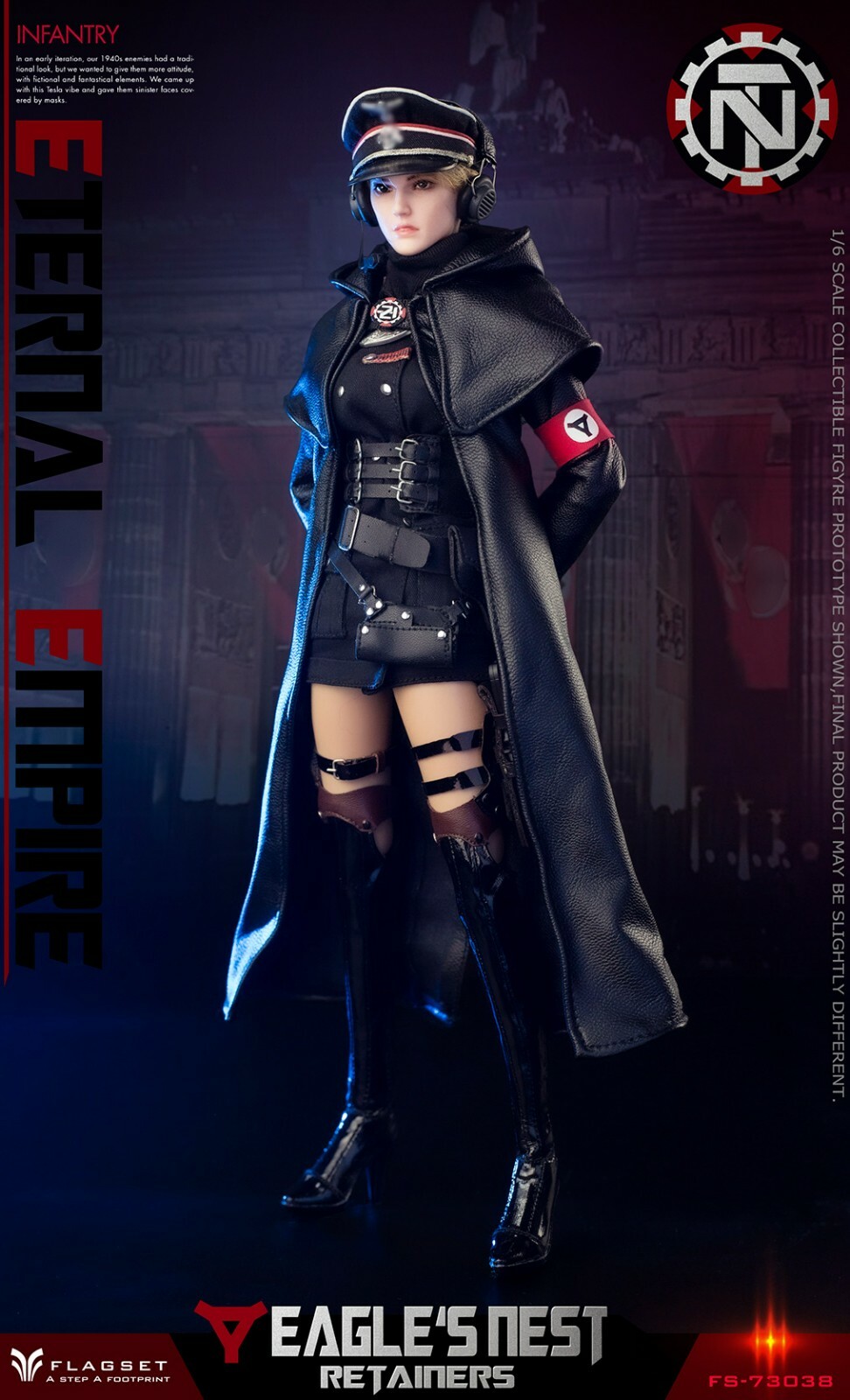 FLAGSET FS-73038 Eternal Empire eagle nest guards – Martina 1/6 Action Figure
