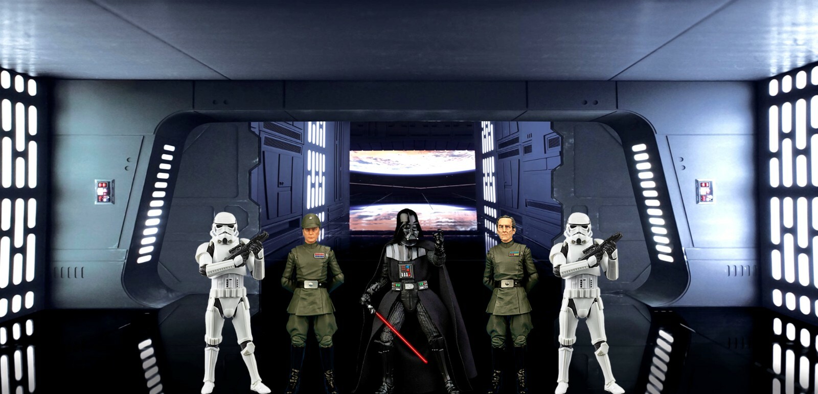 Star Wars Hasbro Kenner Black Series 6&Prime; 3.75&Prime; Action Figure Diorama Backdrop #1