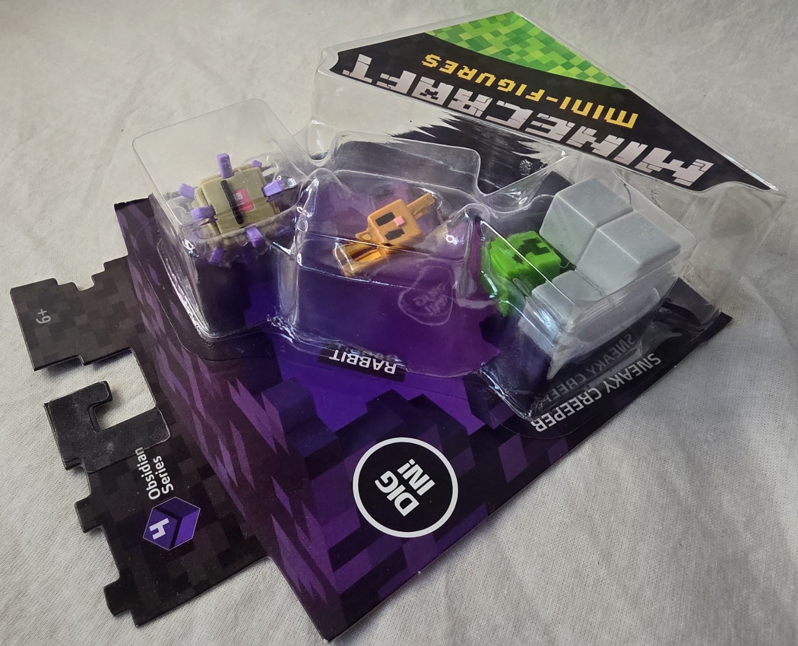 Obsidian Series 4 Elder Guardian Rabbit & Sneaky Creeper Mini Figure 3-Pack NEW