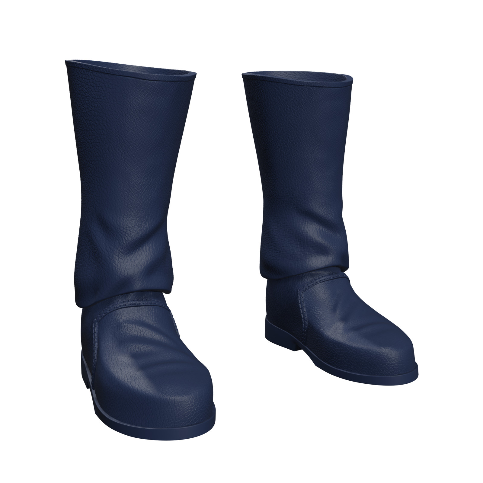 1/6 Scale Action Figure Boots: Basic Leather