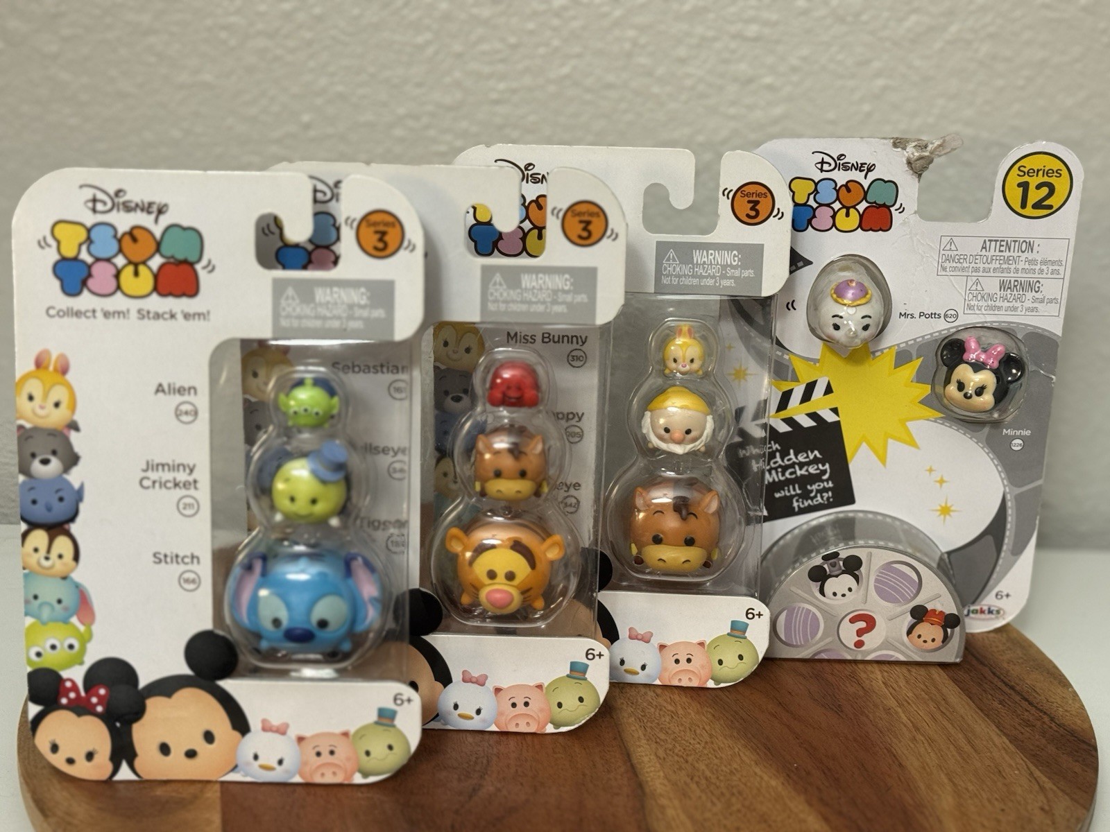 Disney Tsum Tsum Assorted Stackables Series 3 & 12 Hidden Mickey Figure