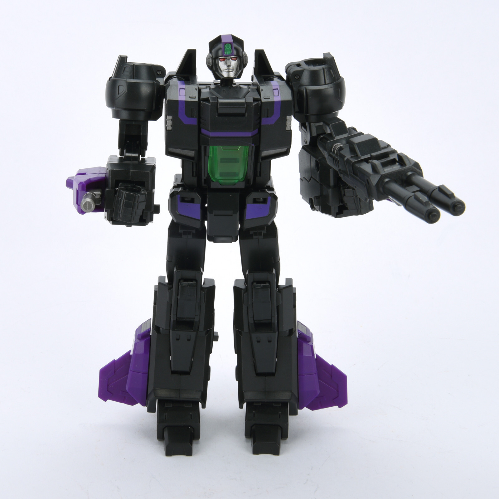 Transformers G1 Decepticon Black Jetfire Skyfire 7&Prime; Transforming Toy Figure BULK
