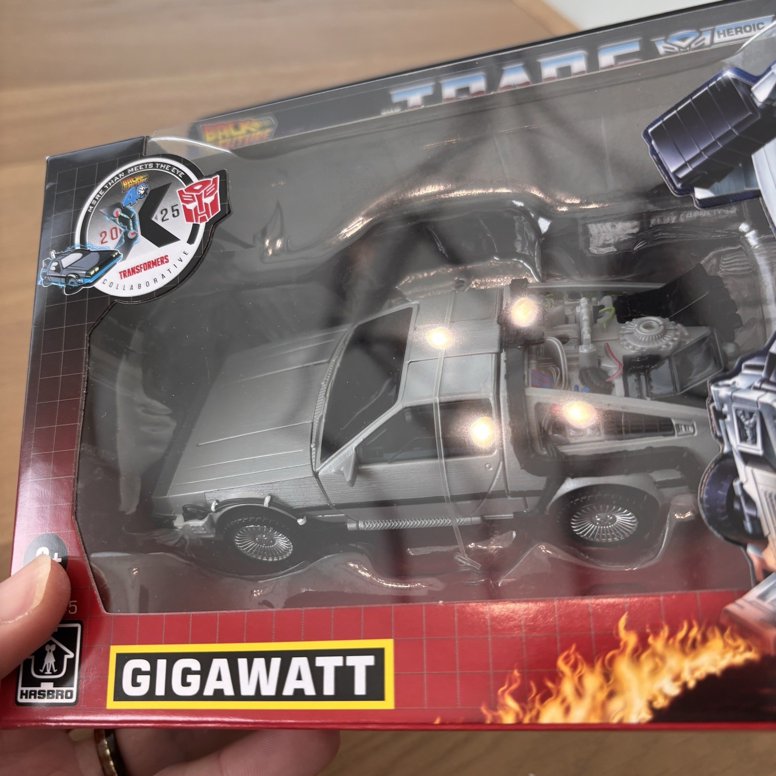 💥NEW Transformers Back to the Future Gigawatt Limited Edition 1985 40th BTTF G1