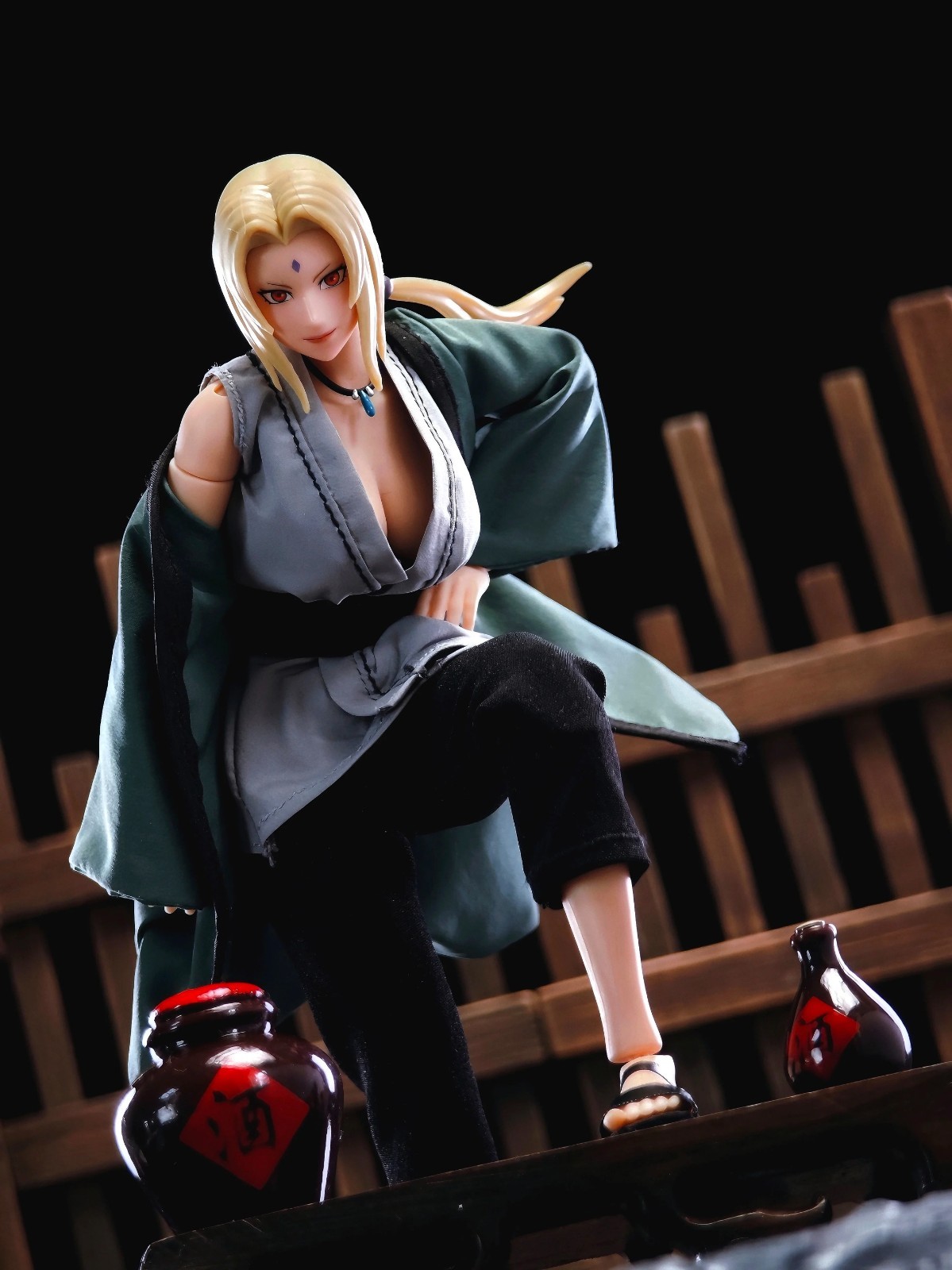 1/12 Custom Wired Cape For 6 » Crazy Action Figure Naruto Tsunade（No Figure）New