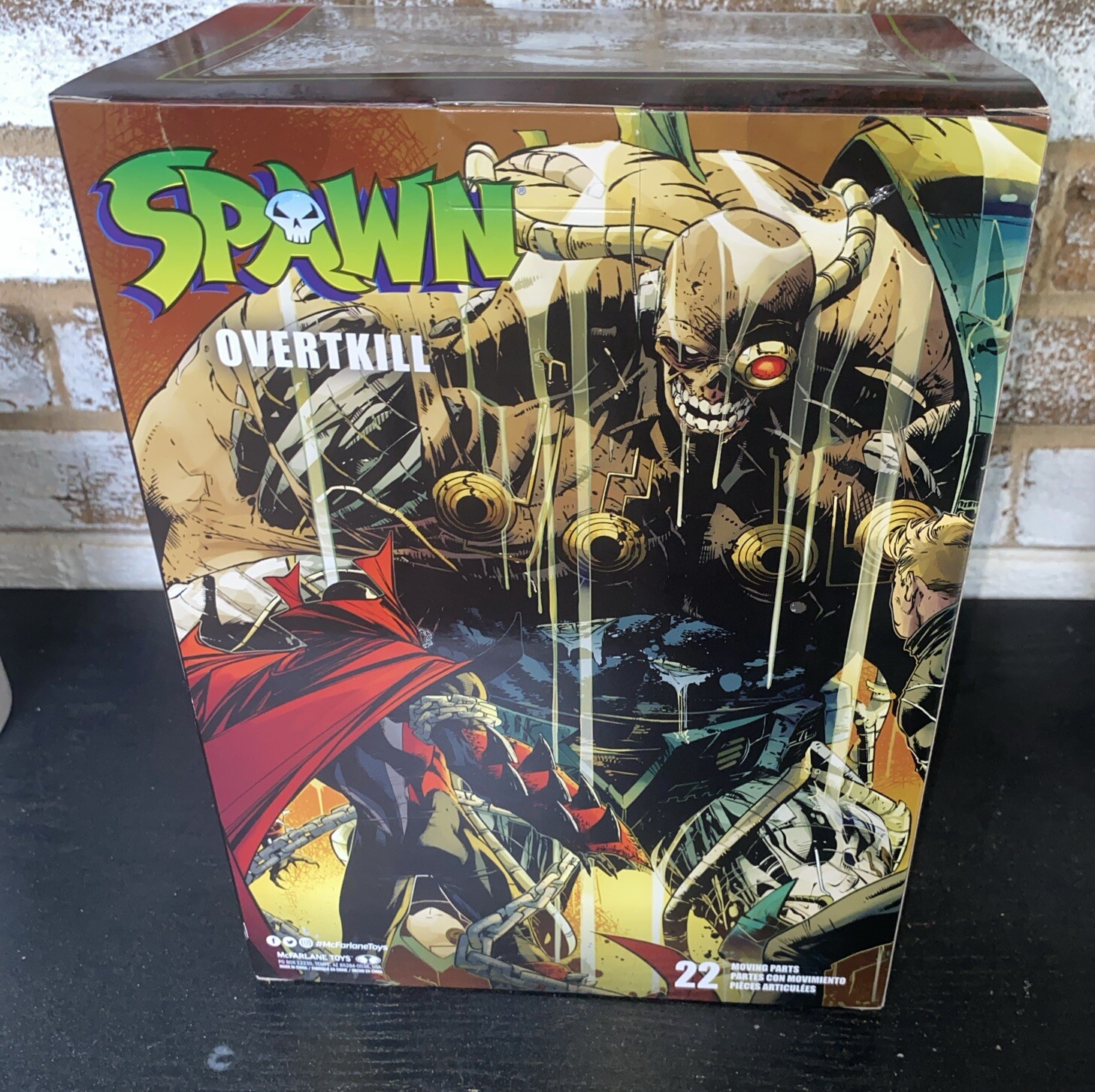 McFarlane Toys Spawn Overtkill Figurine Action Figure 9” NEW