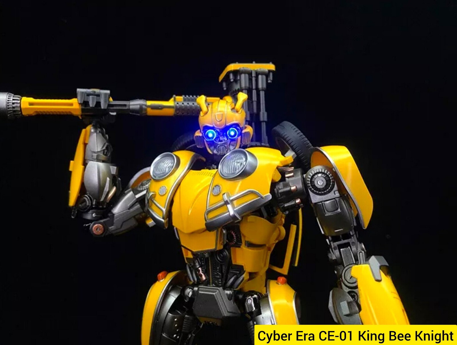 Holiday Gift- Transforms Cyber Era CE-01 Knight Bee Oversized TC-02 Figure