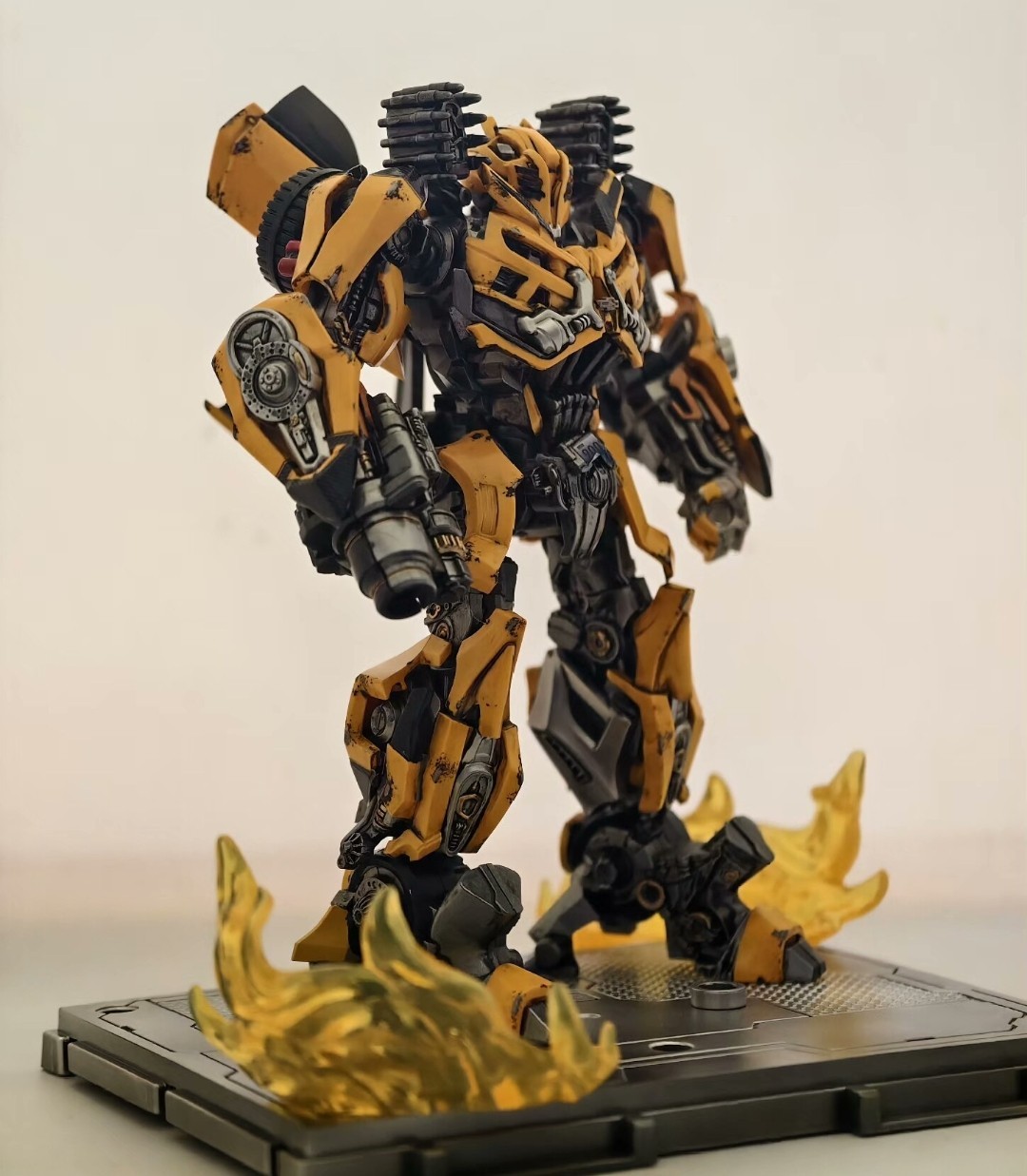 Blokees Transformers 3 Bumblebee Repainted Model Toy
