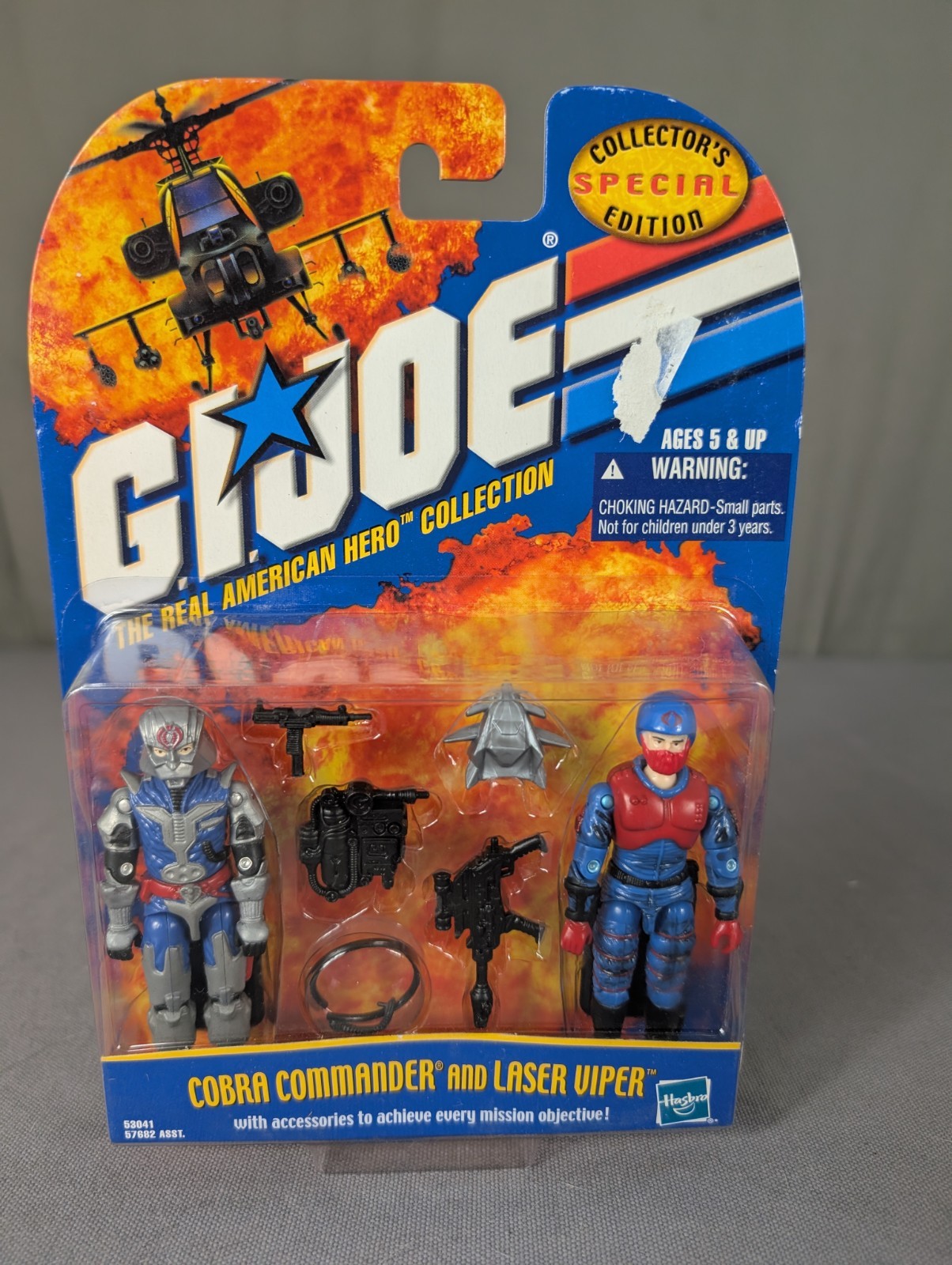 GI Joe Cobra Commander & Laser Viper MOC Special Collectors 2 Pack Hasbro 2000