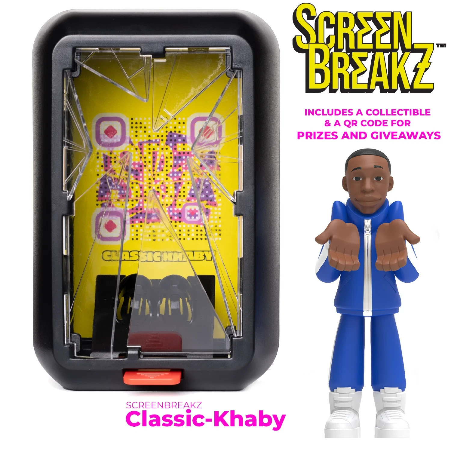 ScreenBreakZ Khaby Lame Collectible Figures, Classic Khaby, Rare Edition
