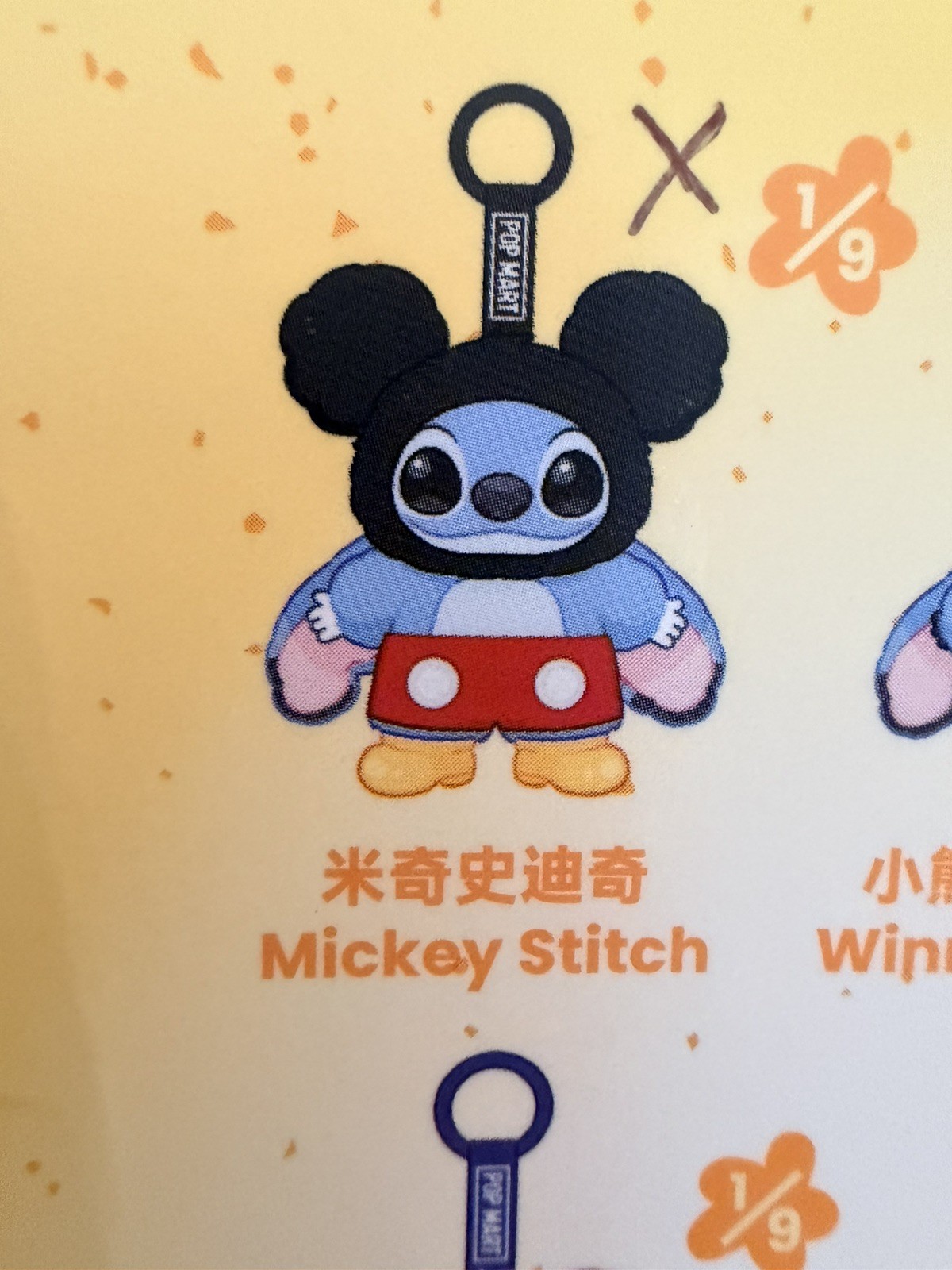 Mickey Stitch-Disney Stitch Adventure Series Blind Box Figures Toy Plush Pendant