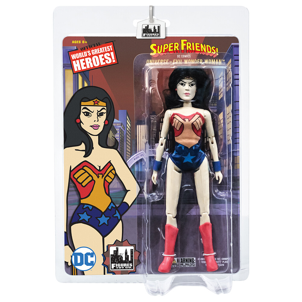 Super Friends 8 Inch Retro Style Figures Universe of Evil Edition: Wonder Woman