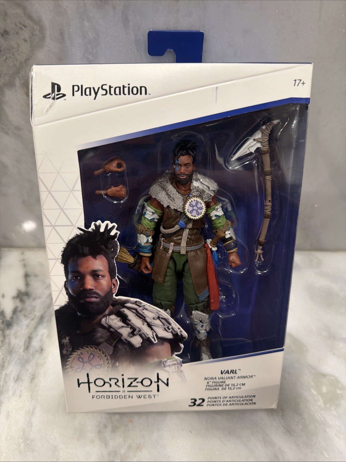 PlayStation Shapes Collection Horizon Varl 6&Prime; Action Figure Spin Master NEW