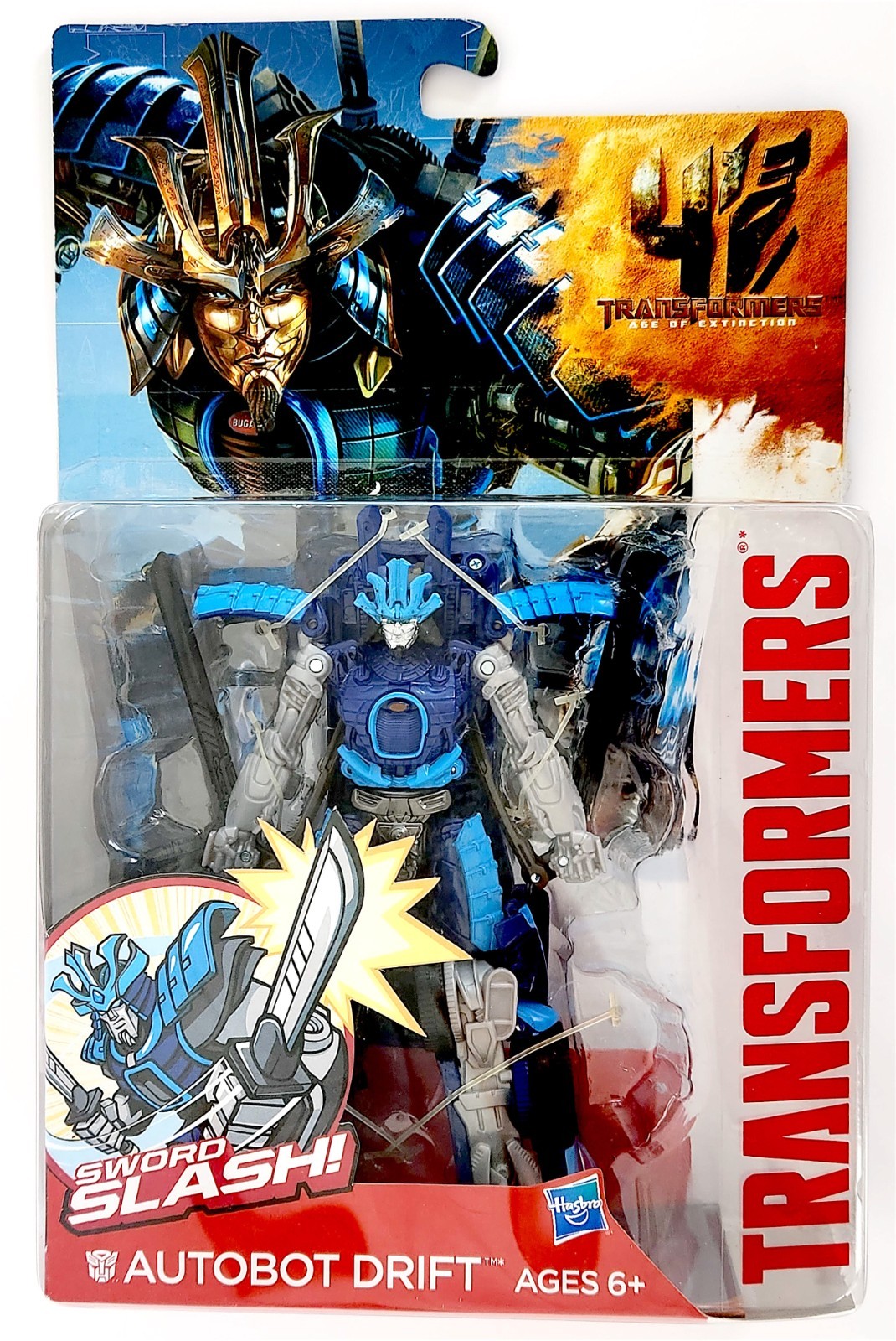Transformers Autobot Drift NIB 2013 Hasbro 5&Prime; Figure Age Extinction Sword Slash
