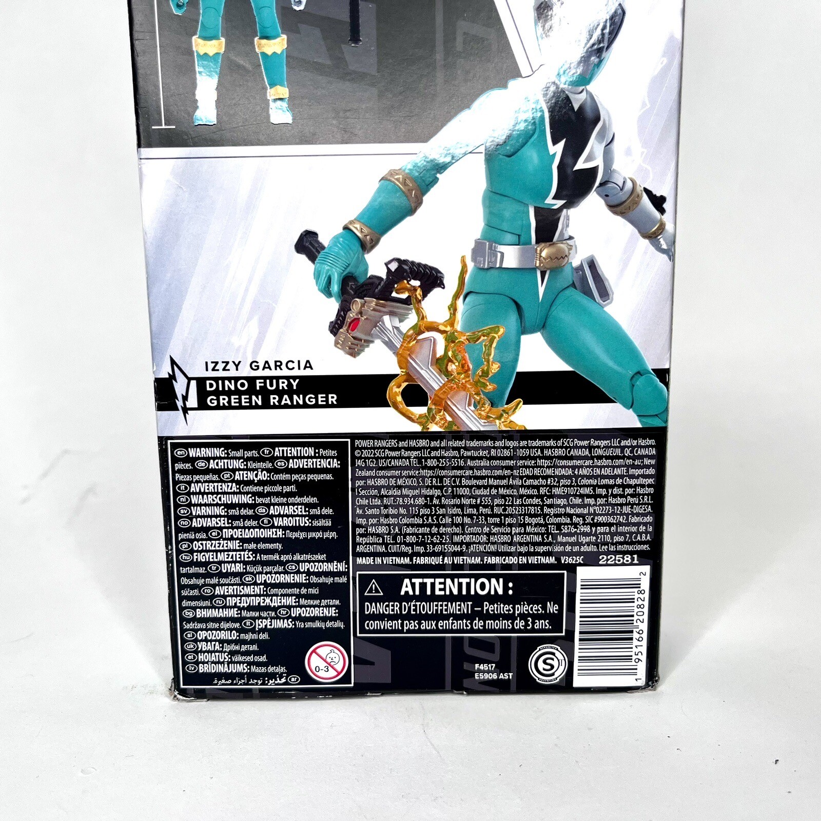 Mighty Morphin Power Rangers Green Ranger Dino Fury Lightning Collection Sealed
