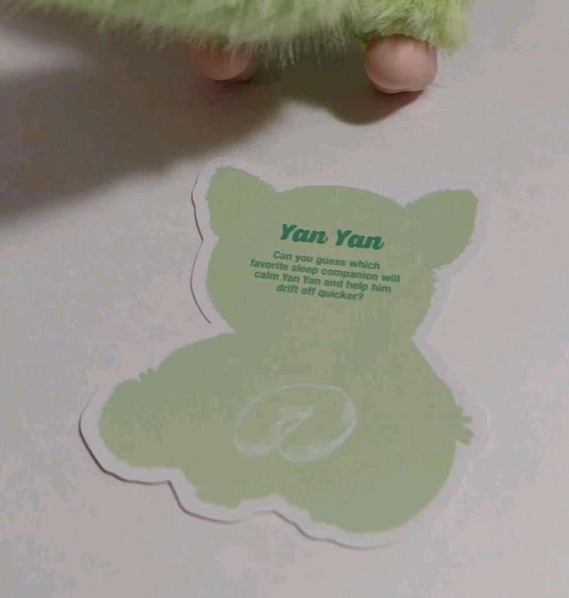 V2 Sleepless Grumpipi Whispers To Dreamland Green Keychain – Yan Yan