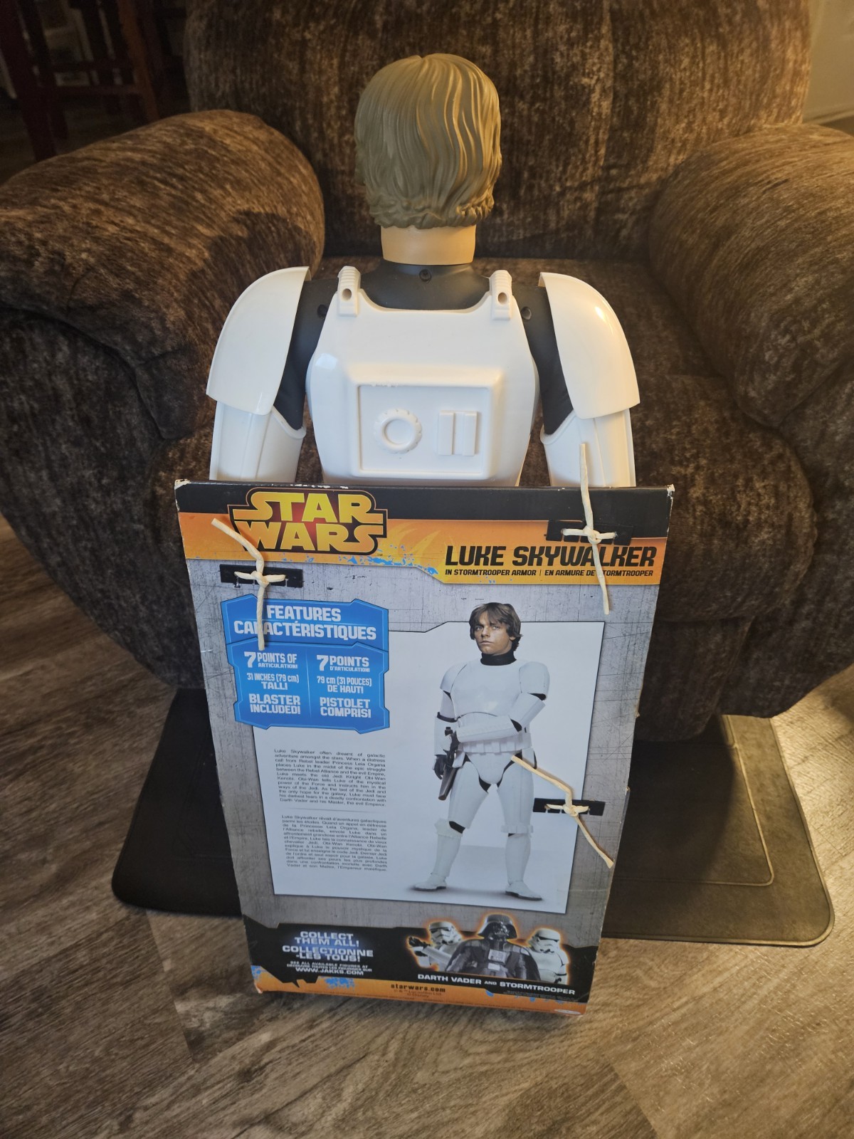 Star Wars Luke Skywalker Stormtrooper Disguise 31&Prime; Figure NIB