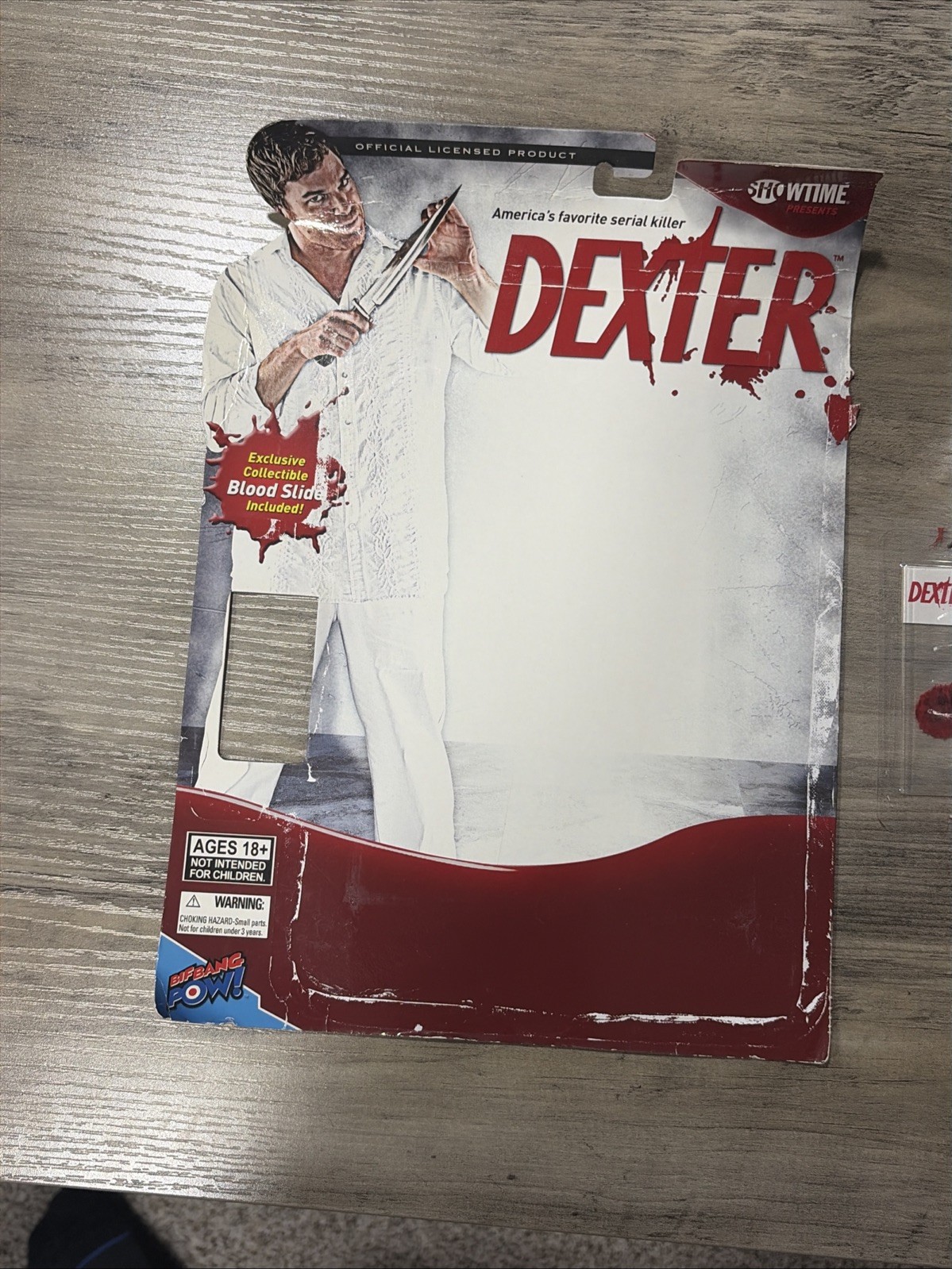 Dexter Dark Defender Action Figure Collectible Blood Slide New SDCC Lose On Card