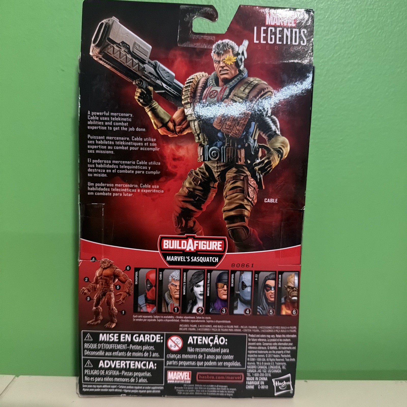Hasbro (E1566) – Marvel, Deadpool – Cable Action Figure 6&Prime;