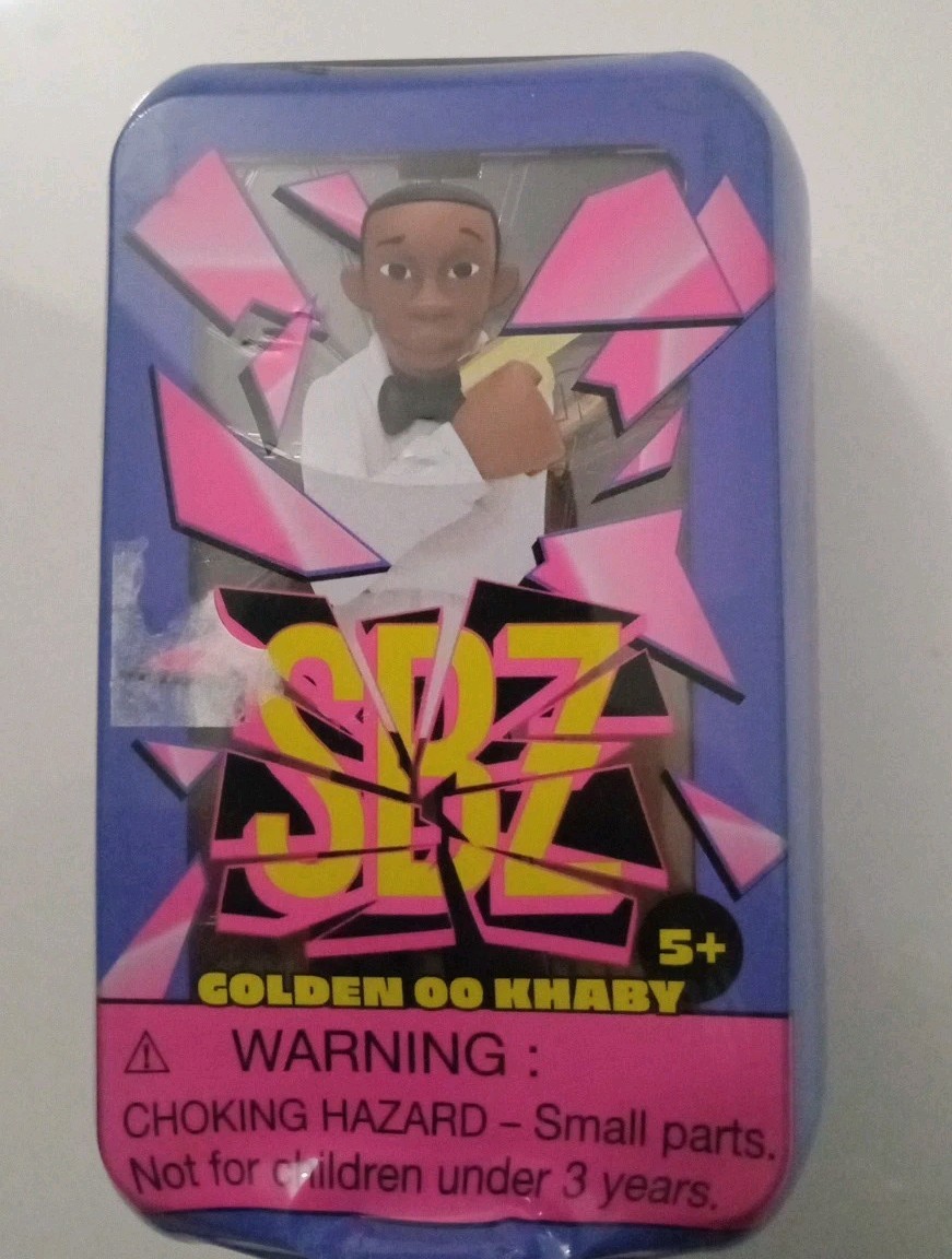 New-Sealed Screen Breakz Golden OO Khaby Collectible Figure 2024 Viral TikTok