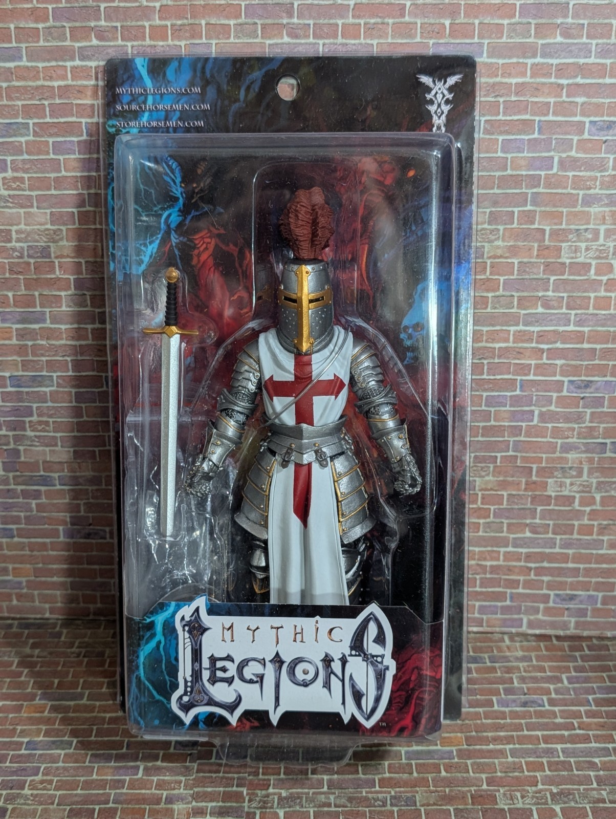 Mythic Legions Four Horseman Knights Templars Sir Godfrey « NEW & I SHIP DAILY »