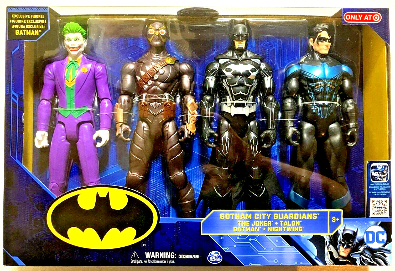 DC GOTHAM CITY GUARDIANS~ 4 Pack 12&Prime; Action Figures~TARGET EXCLUSIVE~Brand New
