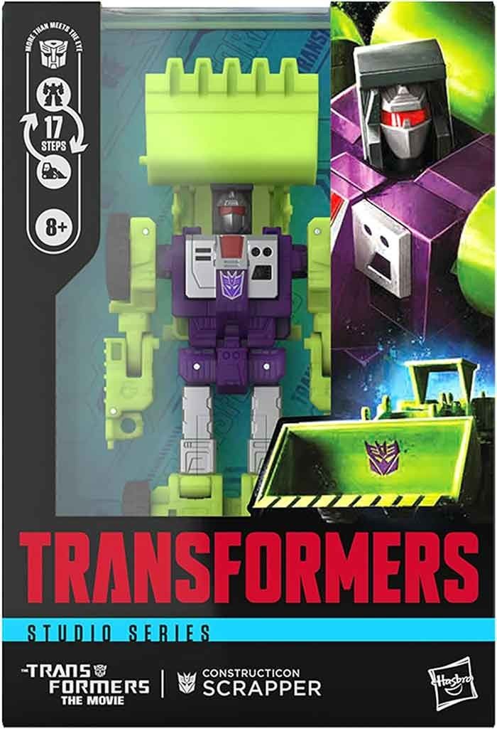 TRANSFORMERS STUDIO SERIES 86 CONSTRUCTICON SCRAPPER FOR LEFT LEG OF DEVASTATOR!