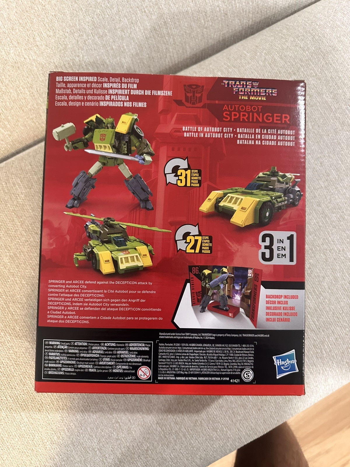 Transformers Springer Studio Series 86 30 Movie Leader Class Action Figure US