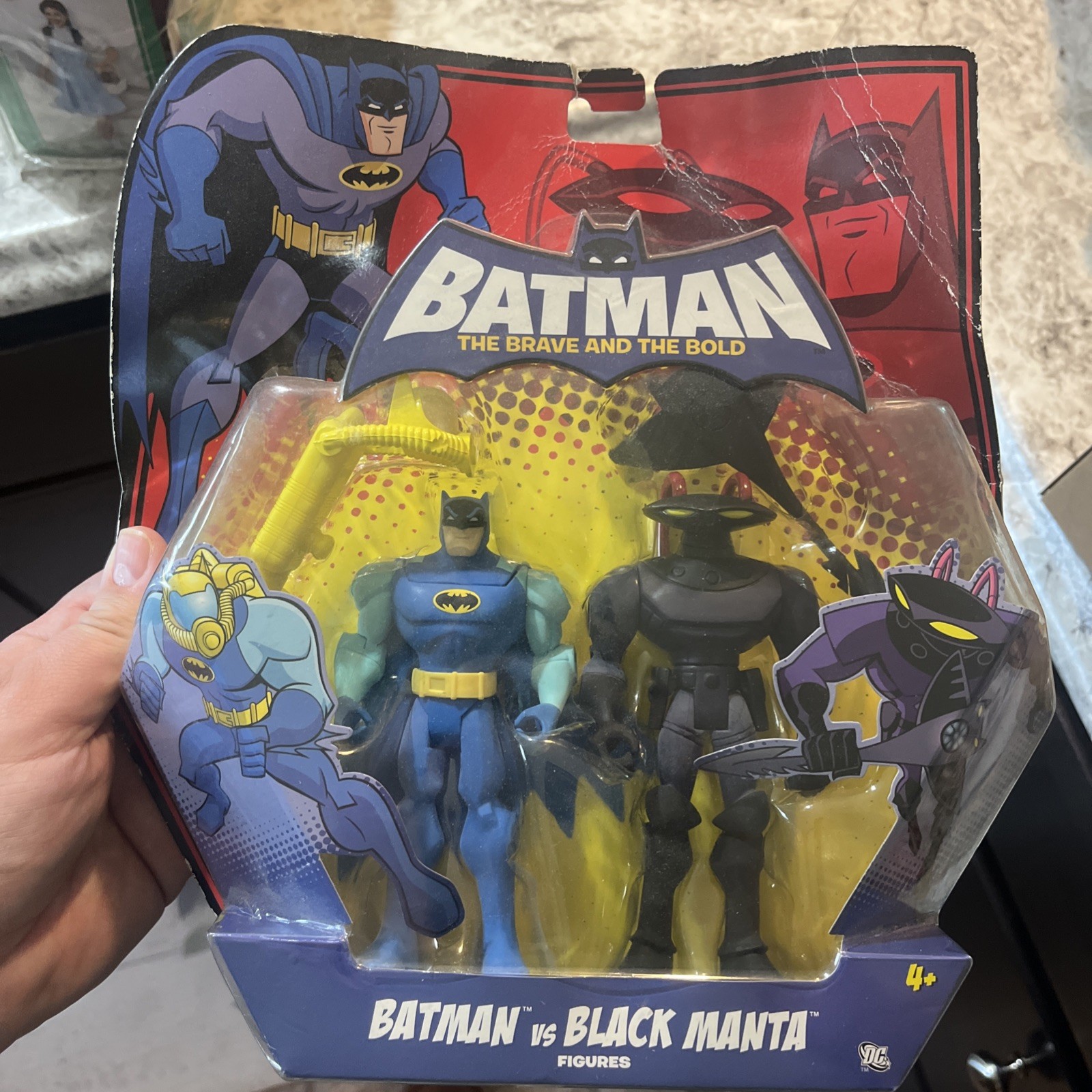 Batman The Brave and The Bold BATMAN vs BLACK MANTA Action Figures Mattel N5740