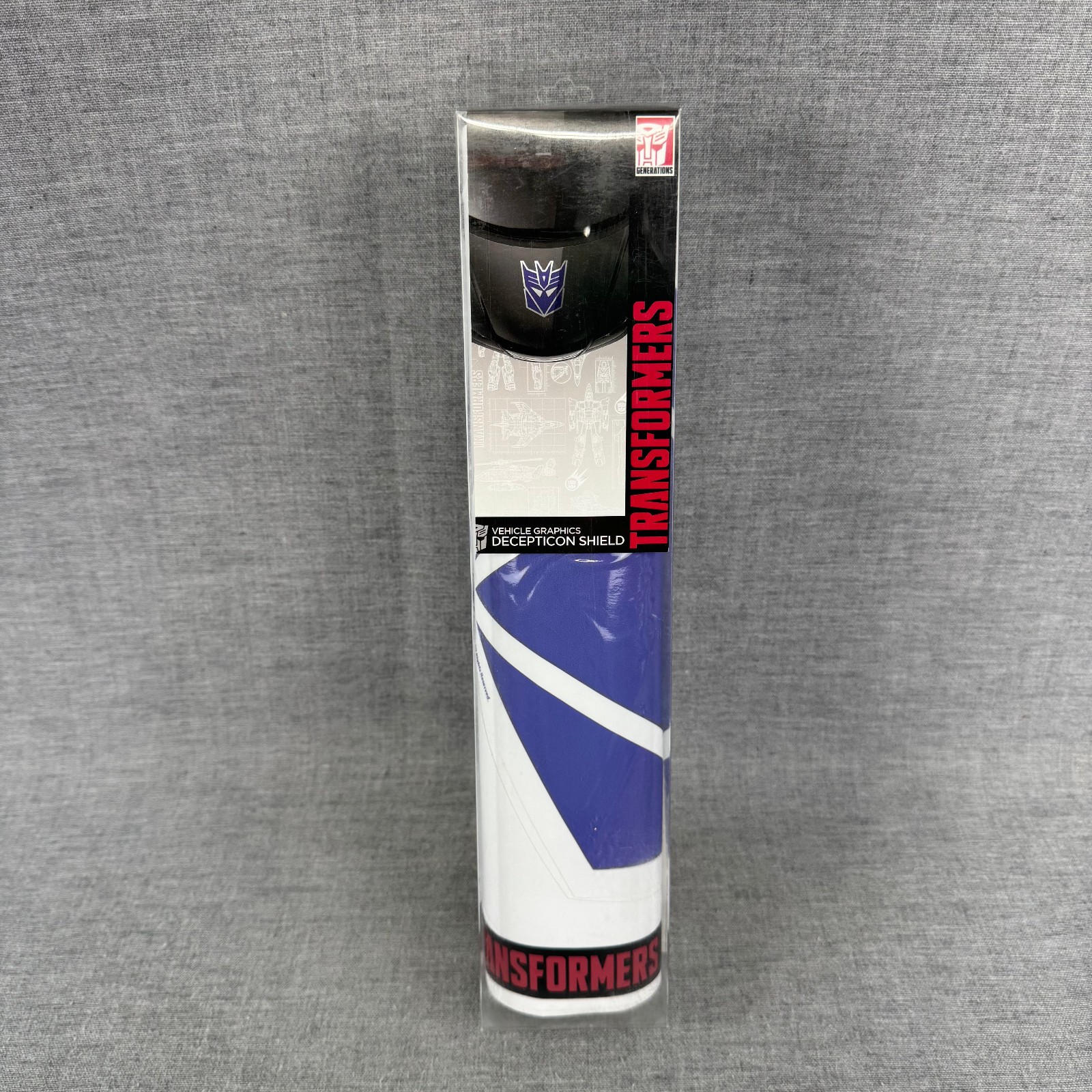 2015 Hasbro Transformers Decepticon Shield Purple Vehicle Car Graphics Decal
