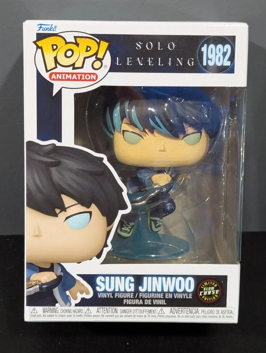« CHASE' » FUNKO POP SOLO LEVELING SUNG JINWOO #1982 LIMITED EDITION GLOW CHASE