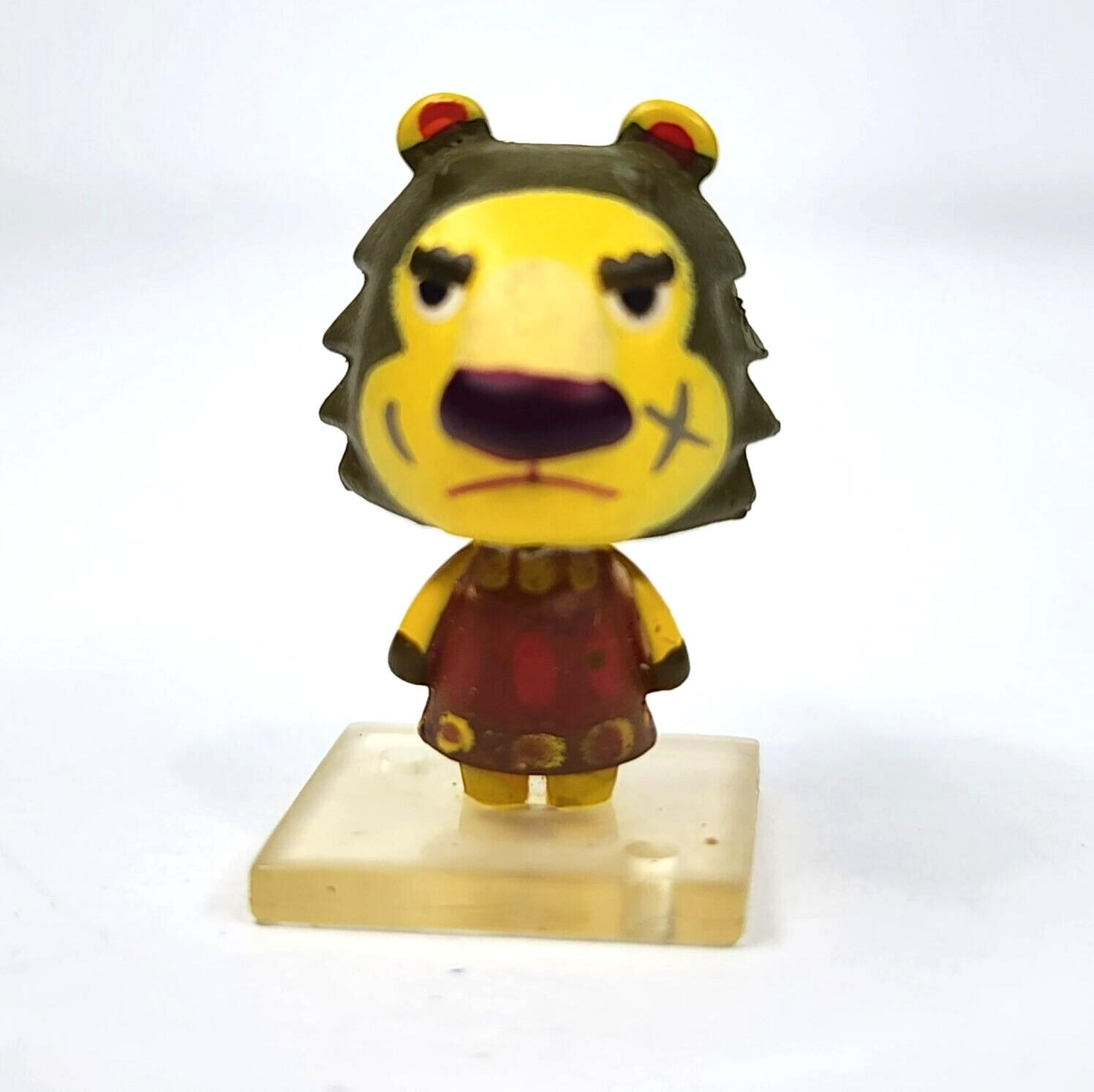 2005 Animal Crossing Wild World 1&Prime; Elvis the Lion Figure Yujin