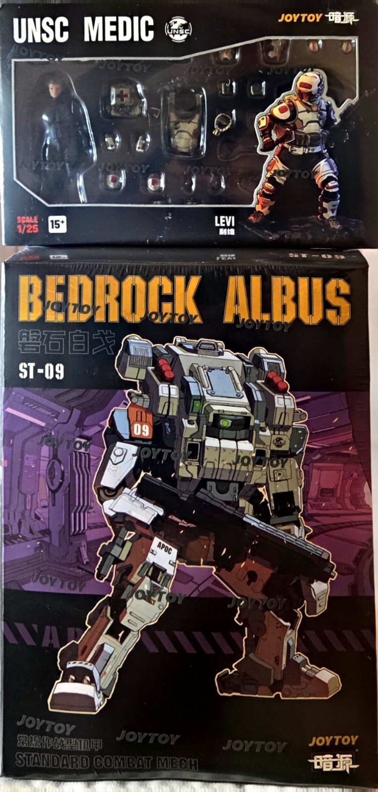 Joytoy 1/25 DS APOC Series Bedrock Albus Standard Combat Mech with Pilot