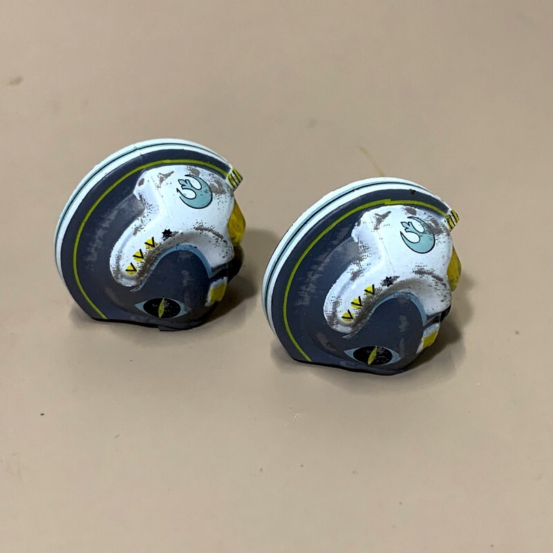 4pcs Helmets For 6 » Star Wars Rogue One Blue Leader Pilot Figures Accessory Toy