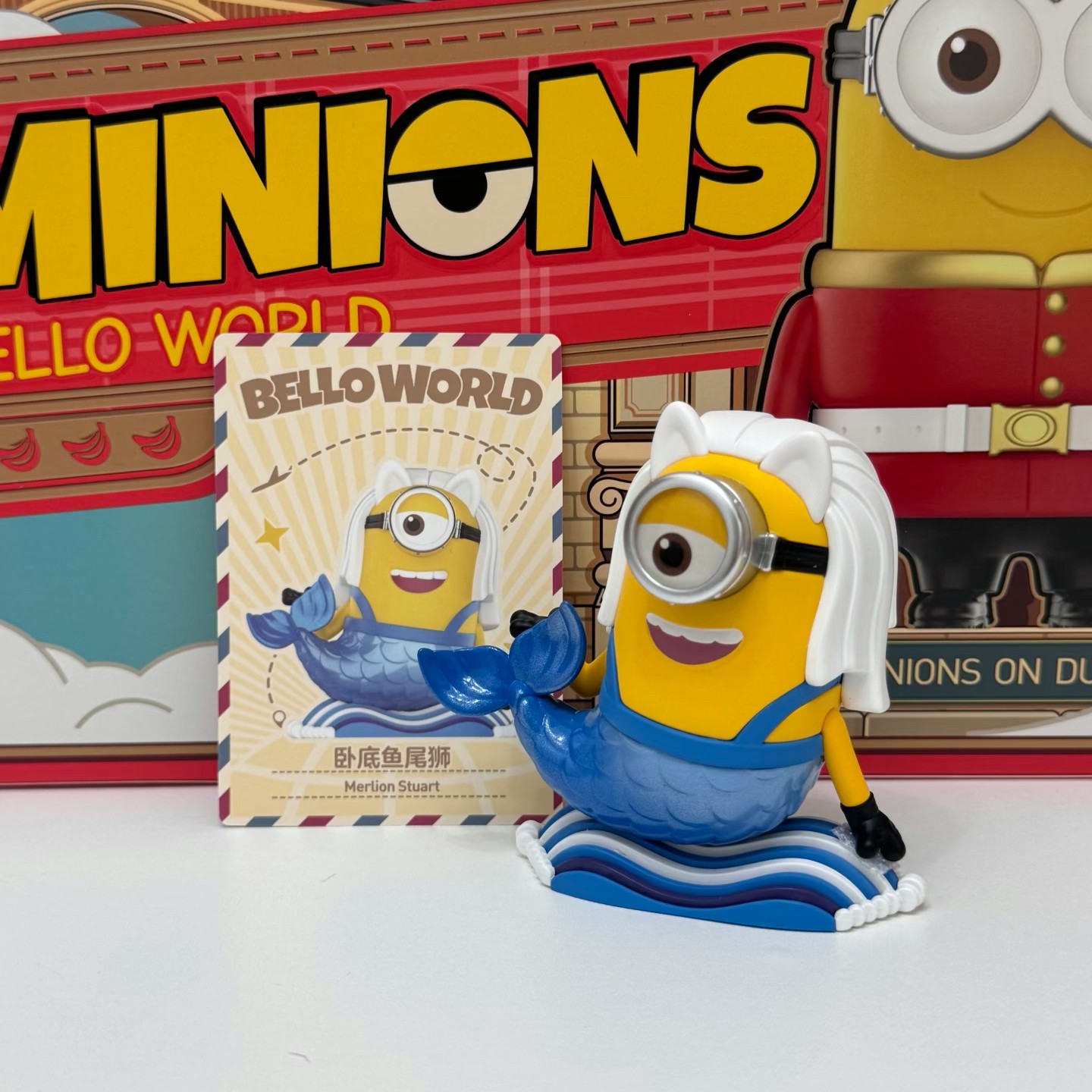 POP MART Minions Bello World on Duty Series Blind Box Confirmed Figure Hot toys