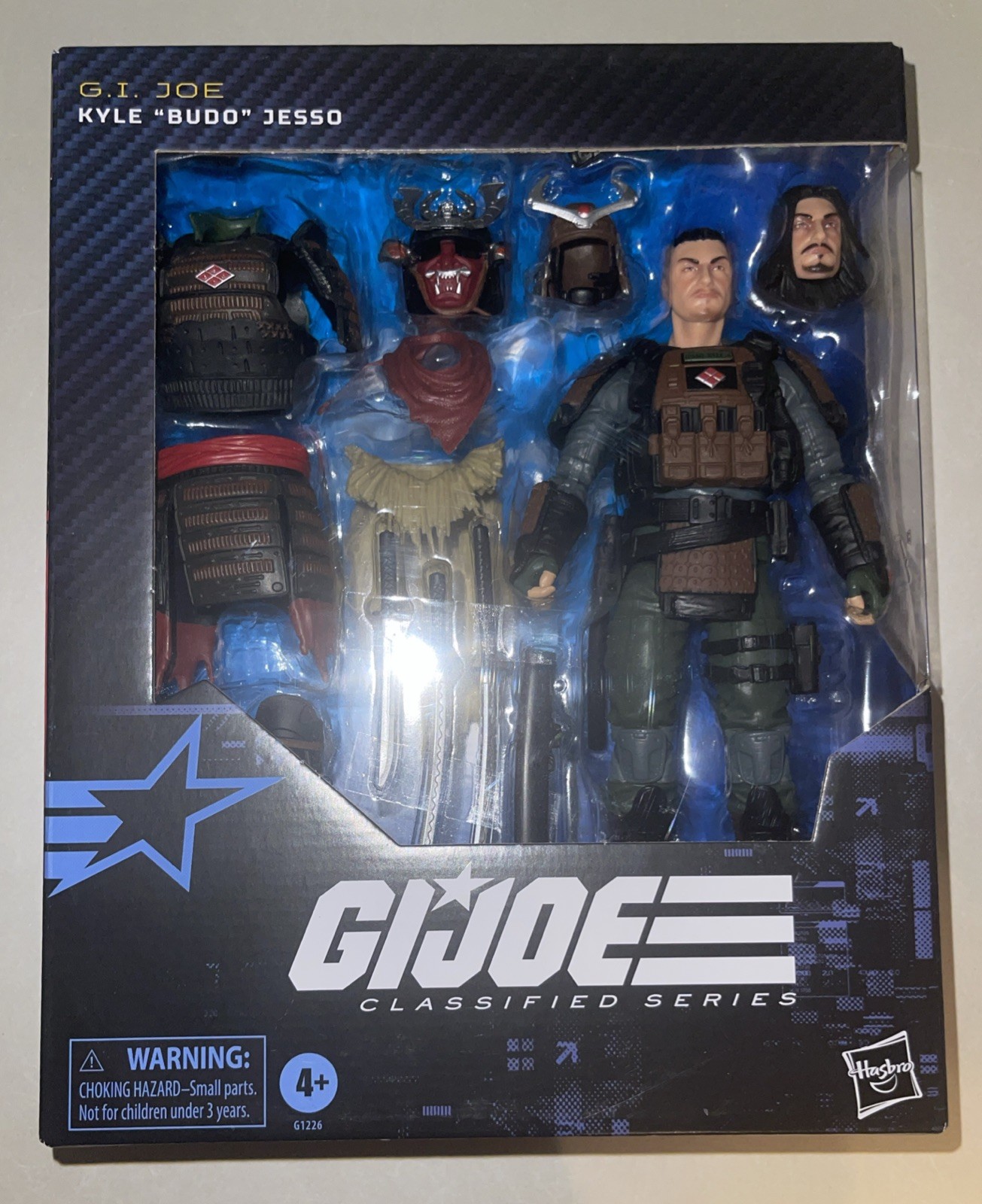GI Joe Kyle Budo Jesso Classified Series Action Figure 174, 19 Pieces, Age 4+